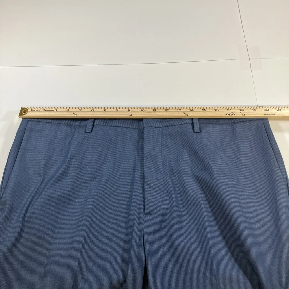 Banana Republic Non-Iron Slim Fit Dress Pants Mens 38x32 Navy Blue NWT